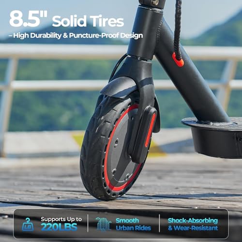 Image of iScooter Electric Scooter Adults, 18 /15 /12 Miles Long Range,22 /19 /18 Mph Top Speed, Commuting Electric Scooter with Cruise Control, Double Braking Systems Escooter for Adults and Teens