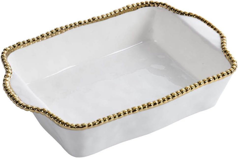 Pampa Bay Golden Salerno Rectangular Dish