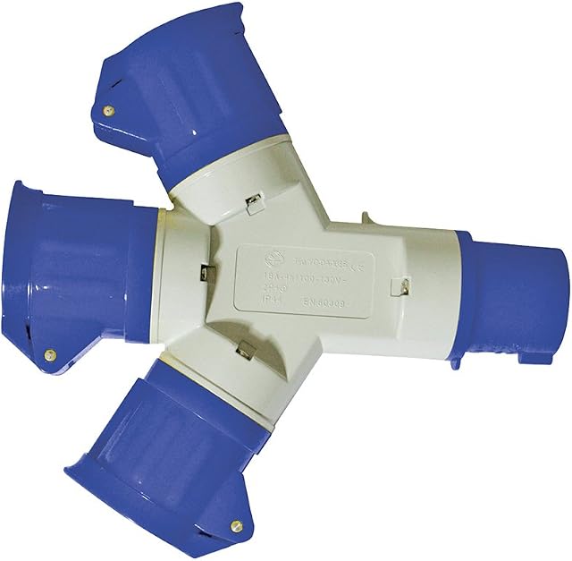 Powermaster 993054 16A 3-Gang Splitter 230V 3 Pin