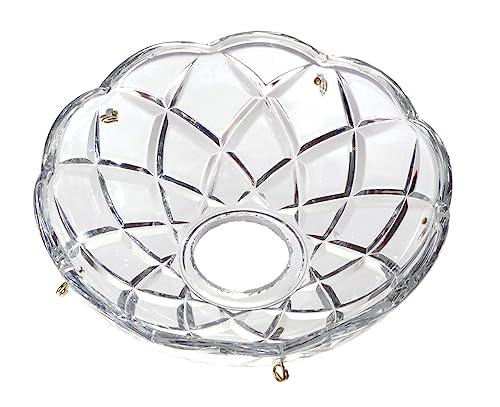 Image of B&P Lamp Pressed Glass Bobeche