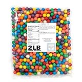 Gumballs for Gumball Machine, 0.5 Inch Mini Gumballs, Approx. 560 Pieces, 2lb Bulk Bag, Bubble Gum Balls Assorted Fruit Flavored Bubble Gum, Gumball Machine Refills