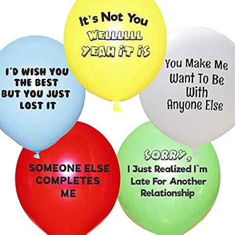 ROFLmart Exloons Divorce Balloons Break Up Abusive Balloons To End Your Relationship Happily Cover