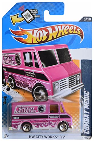 Hot Wheels Combat Medic Rosa escala 1:64 miniatura 1