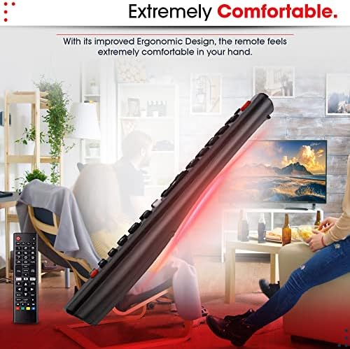Universal Remote Control for LG Smart TV - LG Remote Control with Netflix, Amazon Button - GP Alkaline AAA Batteries Included - Compatible with All LG TV Models - Easy To Use - No Setup Needed