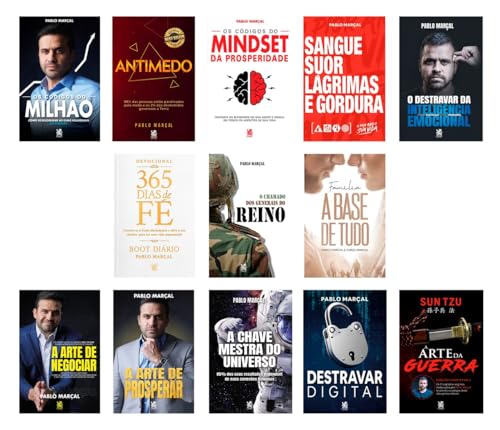 Biblioteca Pablo Marçal - Kit com 13 Livros