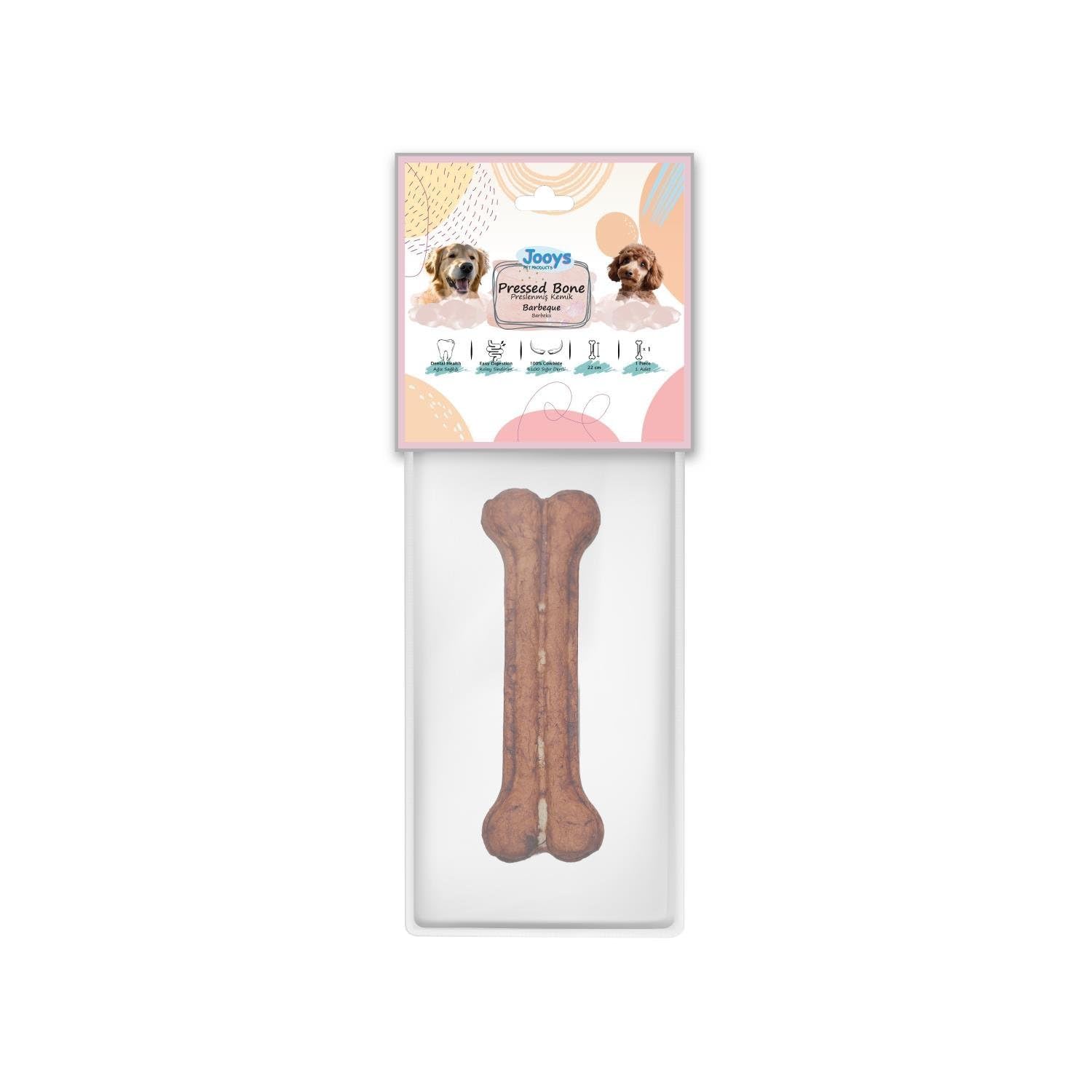 Barbekü Soslu Pres Kemik 22 cm Tekli