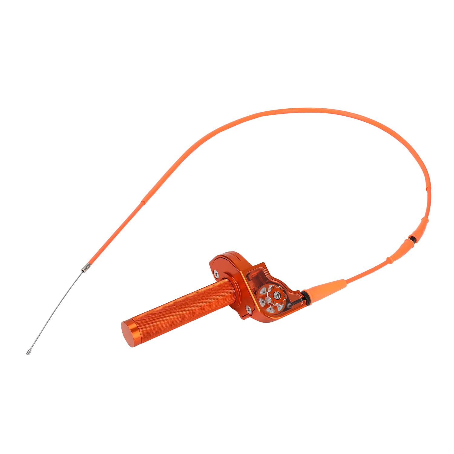 AnXin Ensemble d'accélérateur de moto avec câble d'accélérateur CNC universel pour la plupart des guidons de moto CRF YZ PW KX KLX RM DR DRZ Dirt Pit Bike Motocross Quad ATV