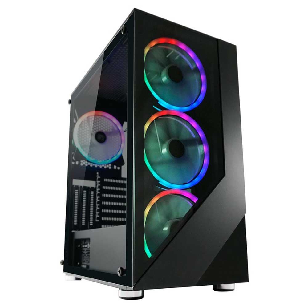 CAJA PC LC-POWER GAMING 803B-ON SHADED_X RGB NEGRO