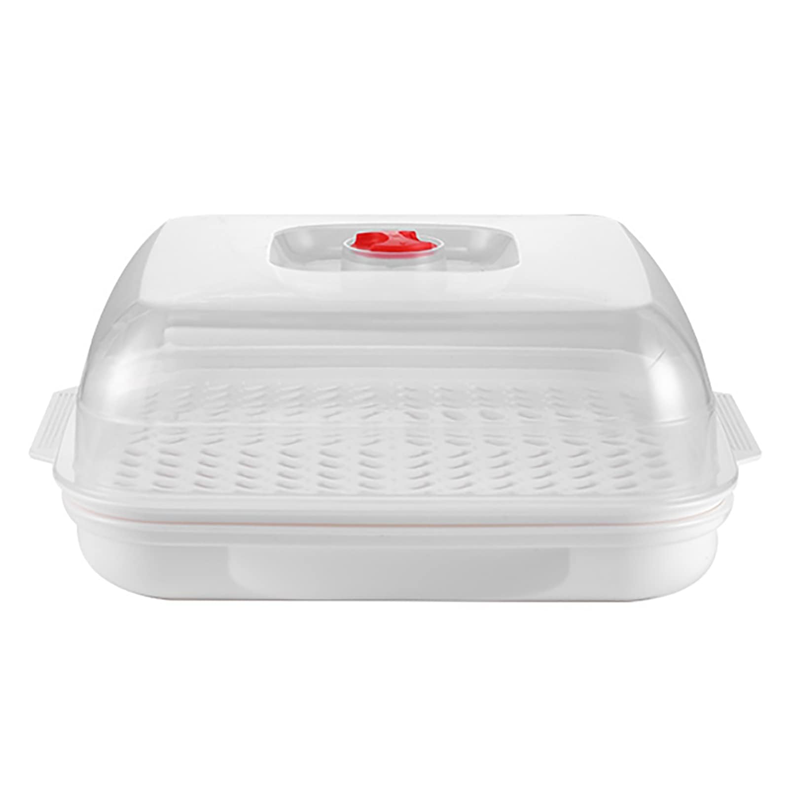 Cuisseur Vapeur Micro-ondes 3 étages - Bac Transparent Avec Couvercle - Pour Légumes, Pain Vapeur - Matériau Alimentaire PP