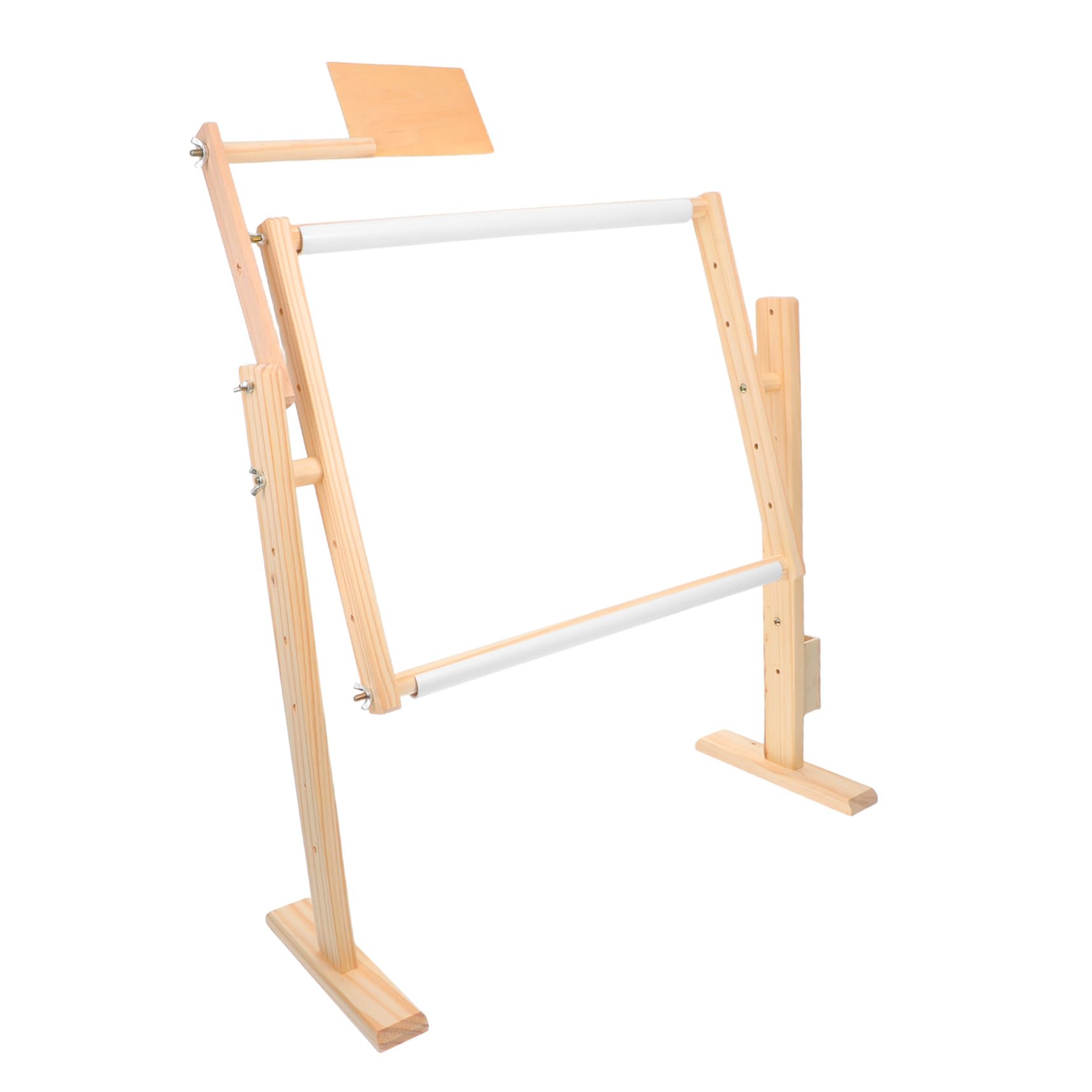 Evita dolor de espalda con soporte para bastidor de bordado de madera SEWACC de altura regulable