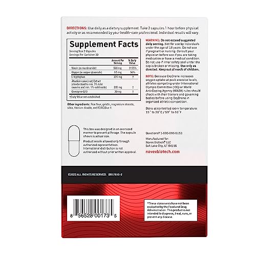 Novex Biotech 856528001735 Oxydrene Nad+ Enhancer - Natural Supplement Promoting Metabolism And Cardiovascular Support thumb #1