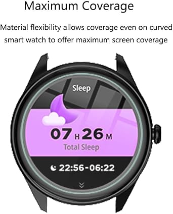 for DIVOAZBVO Smart Watch TG02 Screen Protector - [3 Pack] HD Clear Soft PET Film [Anti-Fingerprint][Anti-Scratch][Bubble Free], Compatible for Garmin D2 Mach 2 Pro 51mm Smartwatch