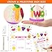 Fiesec Twotti Fruity Birthday Decorations, Fruit Themed 2nd Tutti Frutti Party Decorations Backdrop Balloon Garland Glitter Banner Cake Cupcake Topper Box Cutout Crown Poster Summer Luau 155 PCs