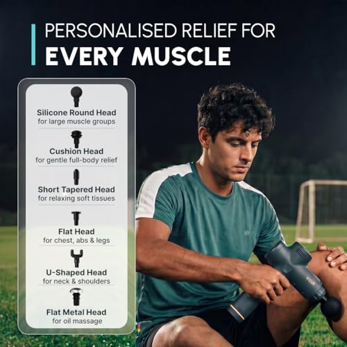 Image of Cult TORQ X Massage Gun for Deep Tissue Muscle Recovery | BLDC Motor, 10mm Amplitude, 6 Speed Levels, 6 Massage Heads, 6-Hour Battery | Pain Relief Massager for Hybrid Athletes, Runners & Fitness Enthusiasts, Green