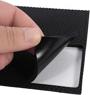 Almofadas protetoras de borracha, almofadas de borracha para os pés, cor preta autoadesiva e durável Ampla aplicação Melhoria doméstica para mesa para cadeiras de ferragem