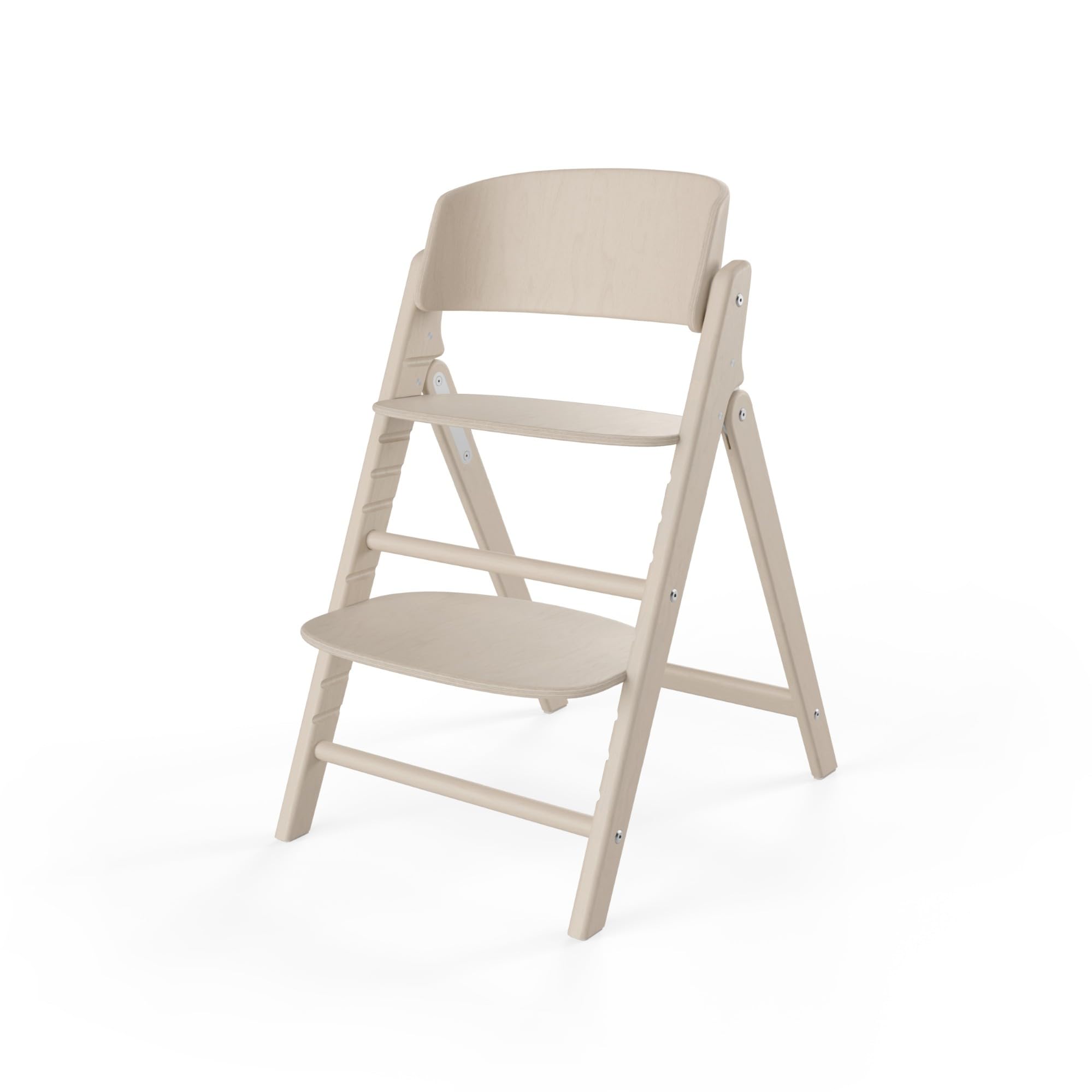CYBEX Gold CLICK & FOLD Set seggiolone 4in1, cresce con il bambino, dalla nascita fino a 99 anni, incl. Gold Bouncer Nest, set per neonati e vassoio, legno di faggio/​cotone/​plastica, Light Natural