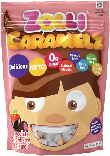 Zolli Caramelz Chocolate Strawberry Mashups - Irresistible Combo of Chocolate and Strawberry in Zolli Caramelz