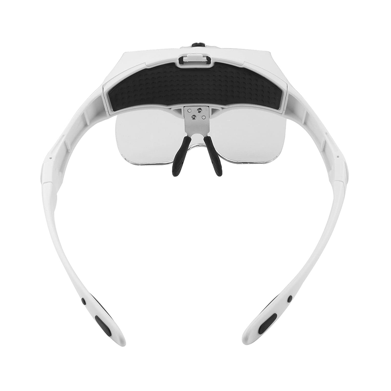 Lupa z pałąkiem na głowę, okulary powiększające na głowę 1,0X 1,5X 2,0X 2,5X 3,5X powiększające regulowana lupa nagłowna wspornik lupa z 2 światłami narzędzie okulary powiększające z pałąkiem na głowę