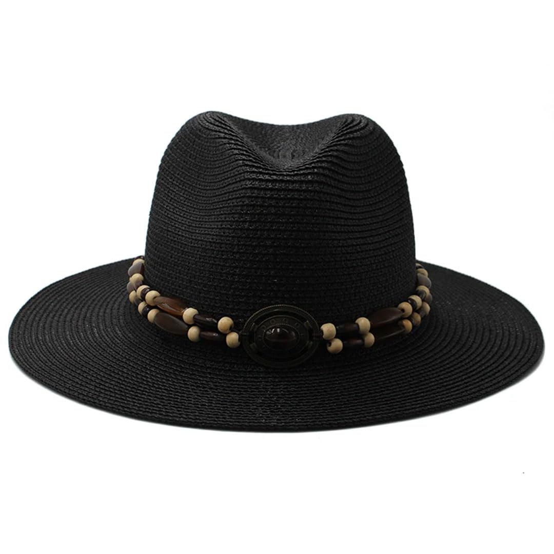 Cappelli Panama in paglia morbida da uomo e da donna, cappelli a tesa larga, cappelli Sombrero Beach Fedora Outdoor Travel