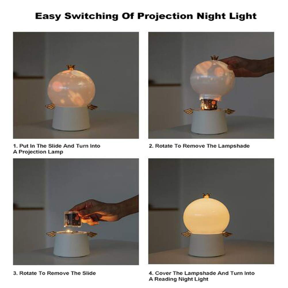 Lámpara De Proyección De Cielo Estrellado Para Interiores Luz Nocturna De Música LED Giratoria De 360 ??°, Adecuada Para Niños, Adecuada Para Habitaciones De Bebés, Dormitorios (Verde oscuro)