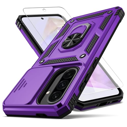 Coque pour Galaxy A36 5G avec protection écran béquille et anneau