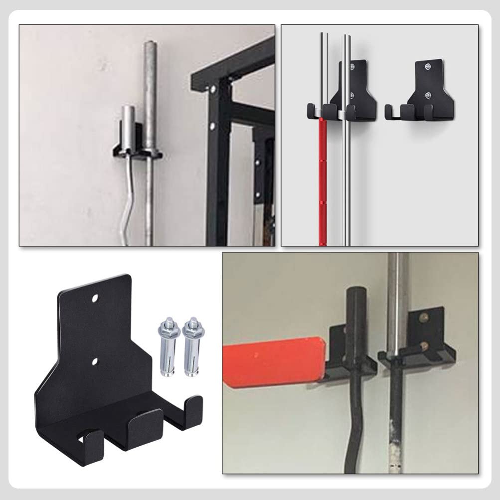 BESPORTBLE Supporto per Bilanciere Supporto per Display per Manubri con Supporto per Piastra in Acciaio Montato A Parete per Negozi di Palestre E Casa
