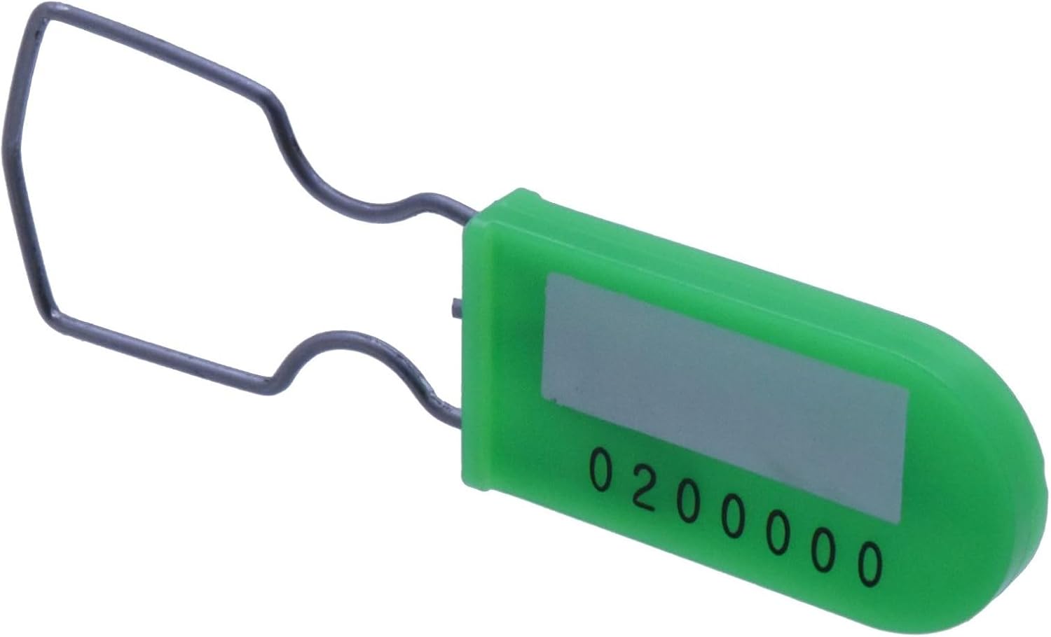 Electric Meter Security Seal Wire Padlock Pack of 50 (Neon Green