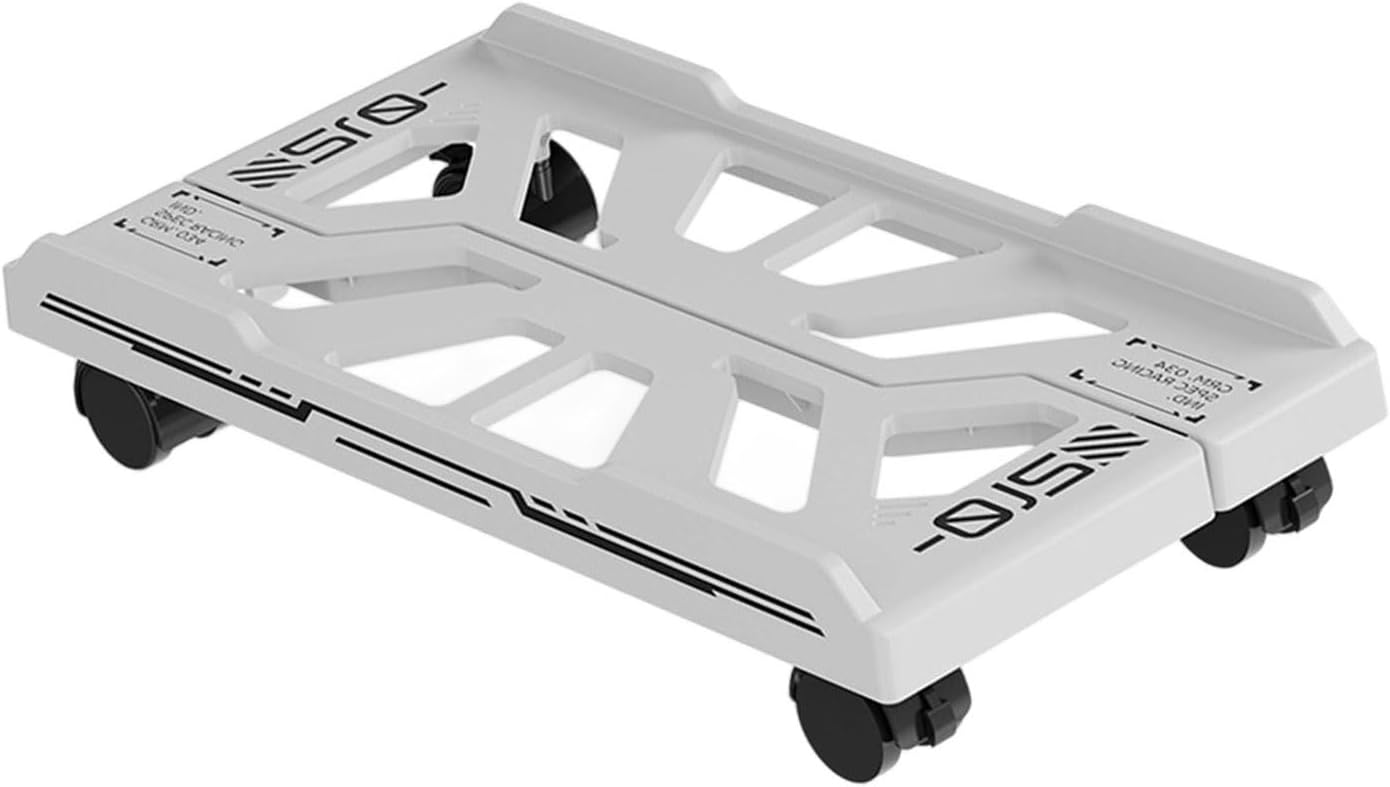 Mobile PC Cart Stand with Rolling Casters, Adjustable Floor CPU Holder for Desktop Towers & Workstation Setups Adjustable Computer Tower Stand Computer Host Mount