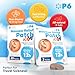 P6 Motion Sickness Patches for Kids - All Natural Sea Sickness Patches for Cruise and Car - Non Drowsy Motion Patch for Children - Safe Motion Sickness Patch for Travel