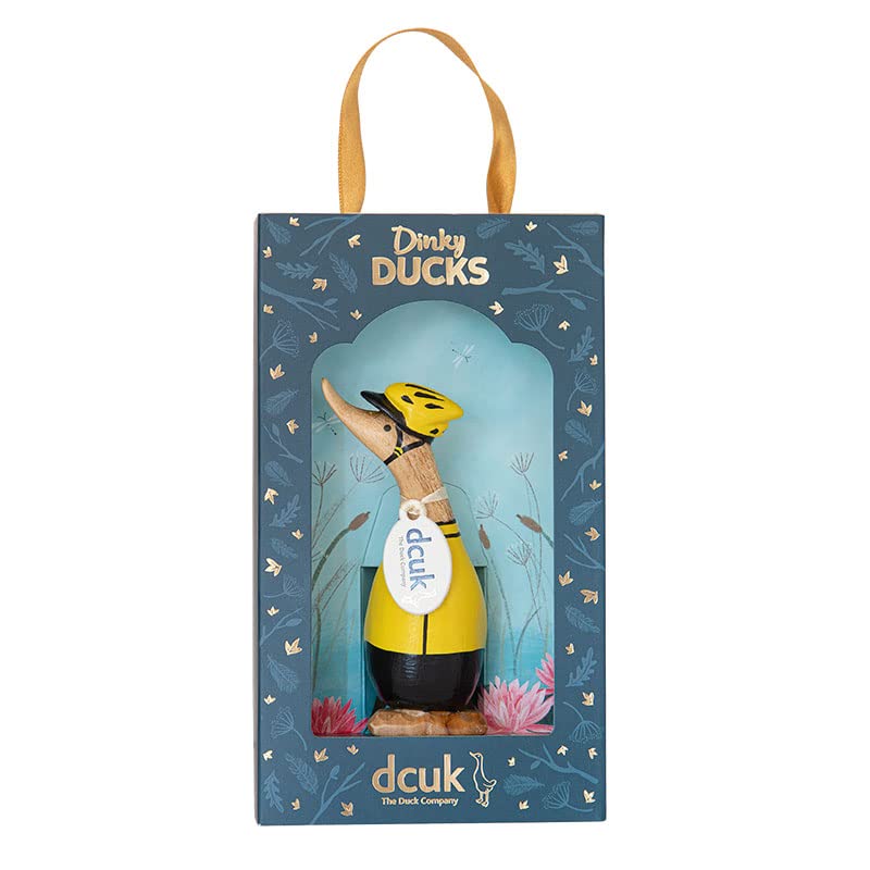 DCUK Cyclist Dinky Duck (Yellow), 11cm