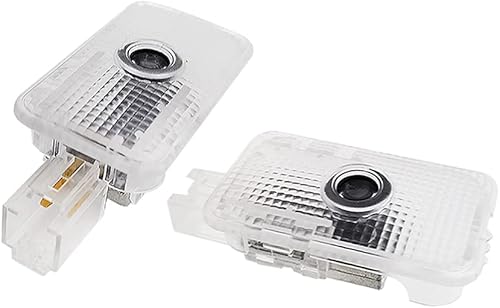 Miniatura 5 de Luces LED con logotipo para puerta de automóvil, proyector de cortesía, luz de bienvenida láser, lámpara de charco, 2 piezas compatible con