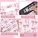 100Pcs Pink Bow Poly Mailers 10x13 Inch Waterproof Pink Shipping Bags with Build-in Handle Heavy Duty Tear-Resistant Self Adhesive Mailing Envelopes Bulk for Small Business