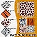 Chicingyou 36 Pcs Animal Print Bandana Pattern Scarves 4 Styles 20x20 Inch Bandanas for Women Men, Halloween Fashion Head Wrap Neck Scarf (Leopard/Tiger/Zebra/Giraffe)