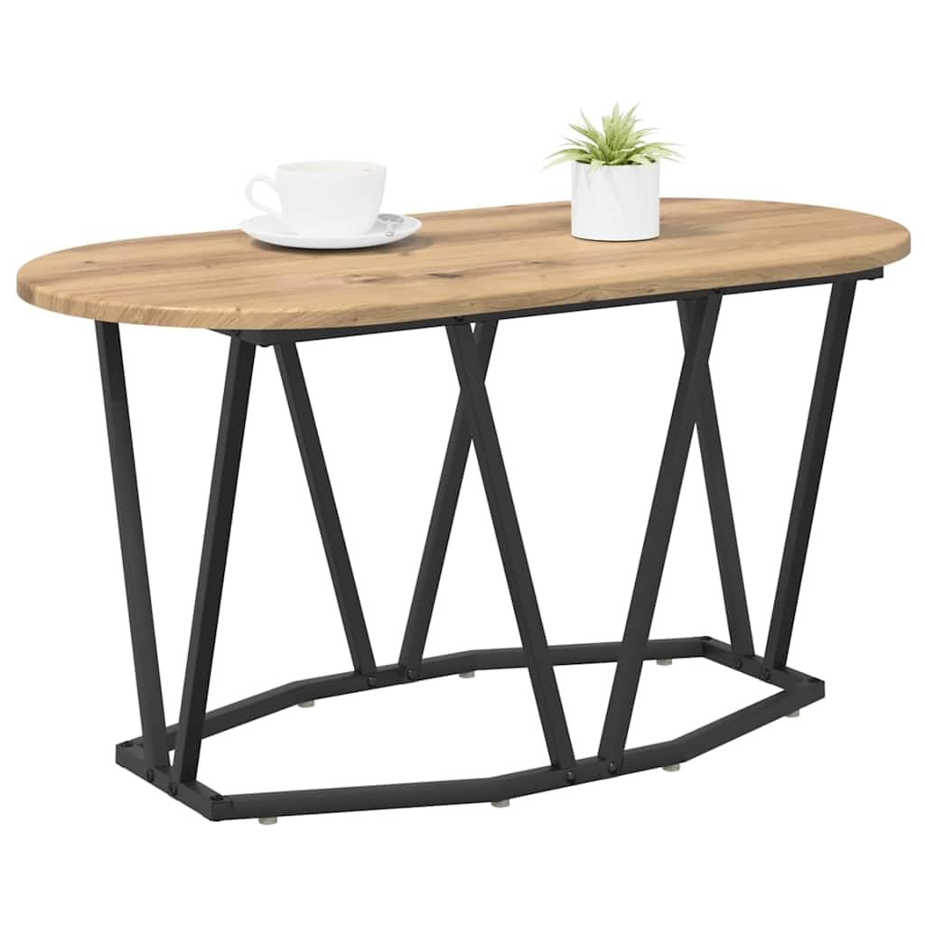 Vidaxl Artisan Oak Coffee Table 80 X 40 X 40.5 Cm