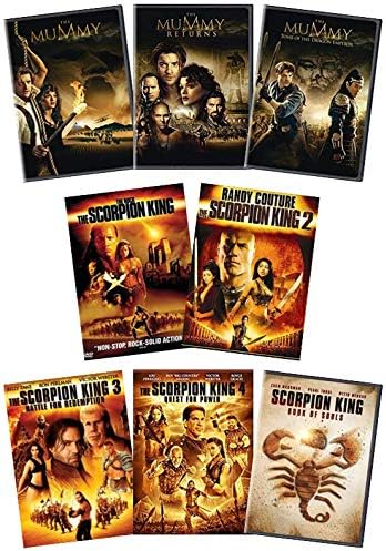 The Mummy And Scorpion King 8 Movie Dvd Collection Mummy | Desertcart OMAN