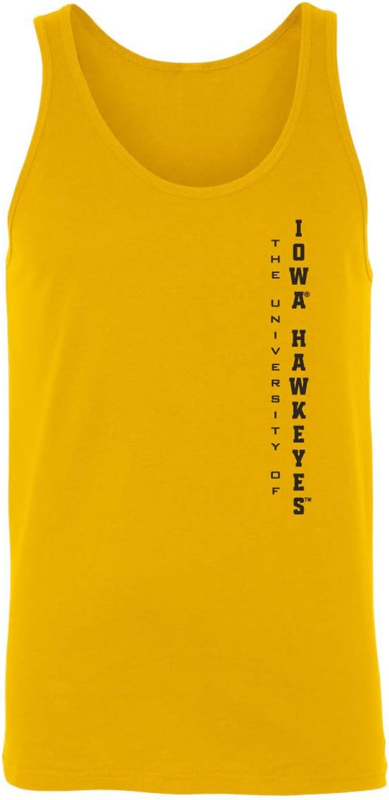 CornBorn Gold Iowa Hawkeyes Tank Tops Unisex Fit - Choose Your Graphic
