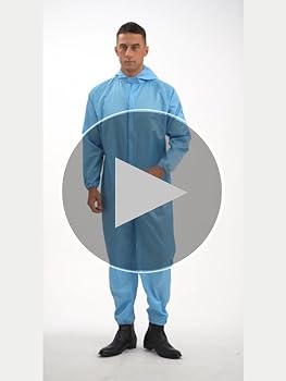 Amazon.com: ACSUSS Men Women Overall Anti-Static Dustproof