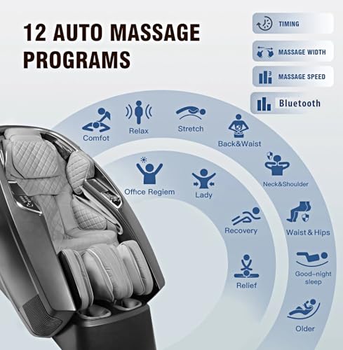 Image of RX-7 Massage Chair | Futuristic Capsule Design, 7D Massage Technology, Integrated Bluetooth Speaker | Zero Gravity, Therapeutic Heating, Dynamic Airbag Technology & Voice Control