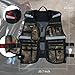 MELOTOUGH Tool Vest for Men Reflective Safety Tool Vest with Adjustable Straps,Removable Phone Holder for Electrical,Carpenters,Construction(Camo)