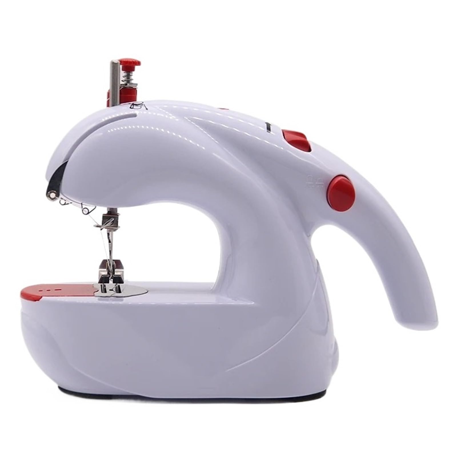 Macchina Da Cucire Domestica Piccola Macchina Da Cucire Elettrica A Doppio Filo Completamente Automatica Portatile Mangia Mini Mini Desktop Da Cucire Spesso M Facile Da Usare(Machine and 7piece)
