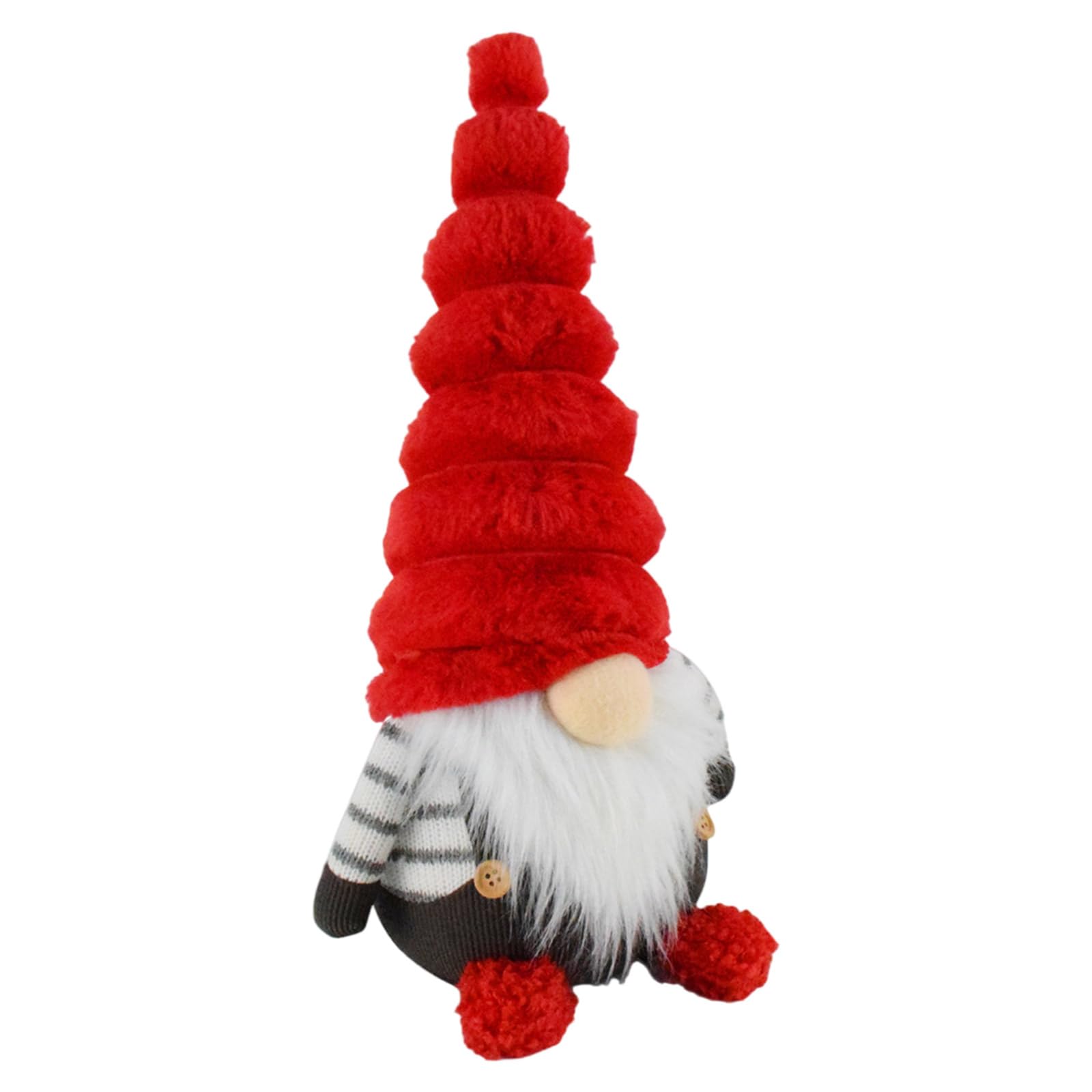 Jazuaiao Festival Season Ornament Christmas Gnomes Toy Statue Tabletop Display Decoration Dwarf Desktop Accessory Living Room Decoration
