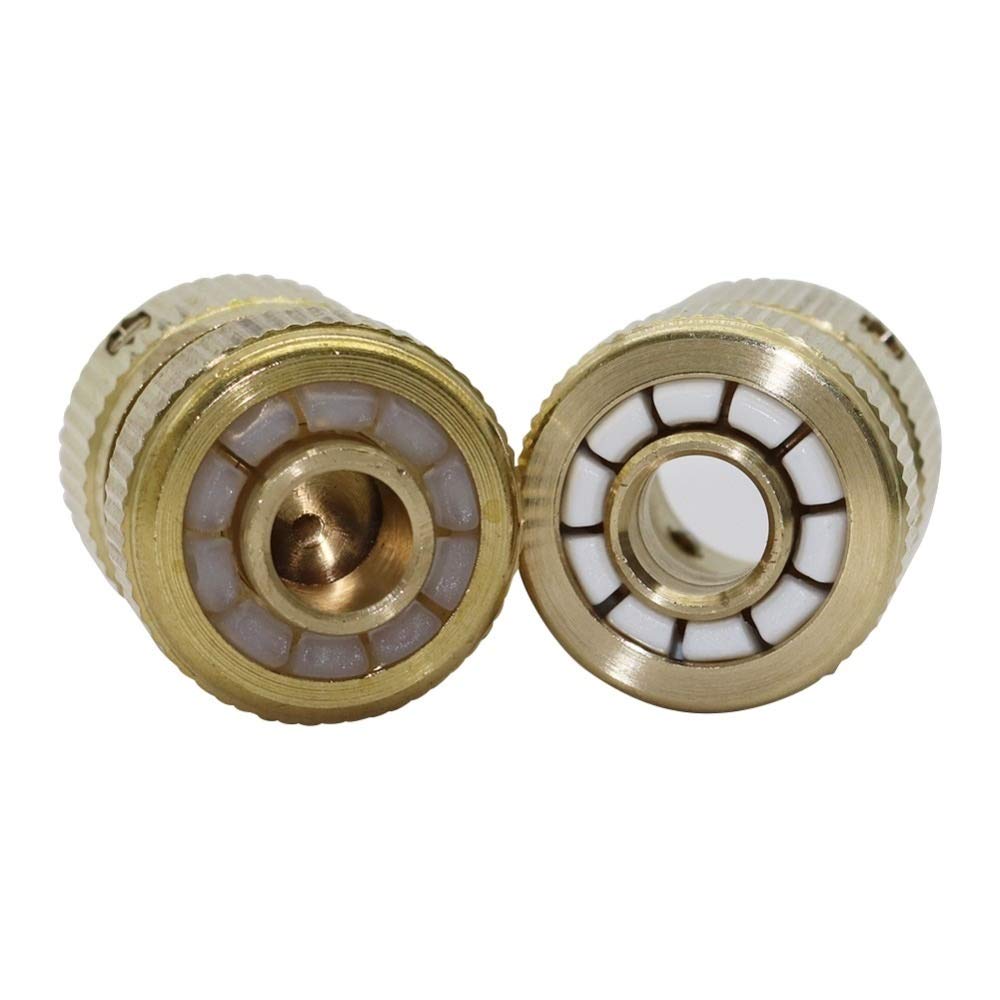 Adaptador de Conector de Manguera, 1 Juego de Kits Deua de 9 Patrones,A Deua Portátil Ajustable de Alta Presión con Conectores de Junta de Grifos Rápidos Dere de 1/2"