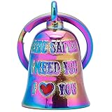 Motorcycle for Bells - Motorcycle Angel Bell for Men Women,Bell Biker Accessory,Guard Riding Safety (Rainbow)