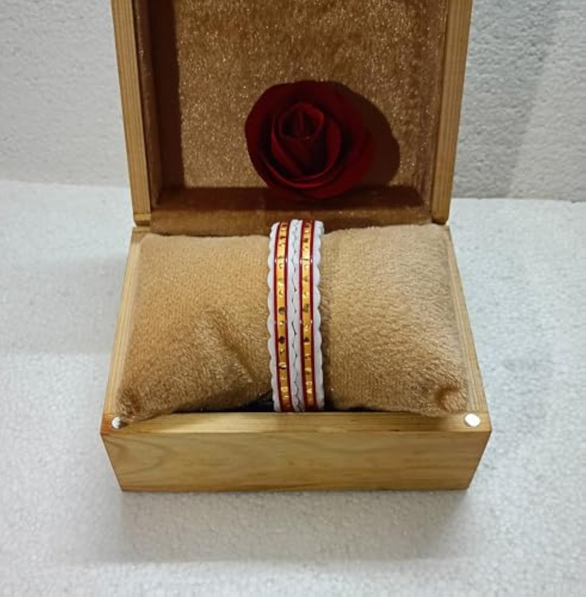 Women's Gold Plated Shakha Bandhano Bangles Set