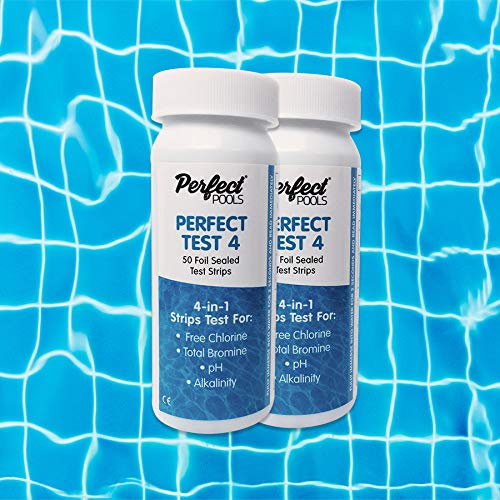 Buy Perfect Test 4 Swimming Pool and Hot Tub Test Strips (50), Spa