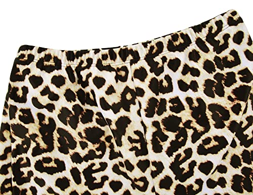 Coastal Rose Womens Boardshorts Swimwear Tummy Control Swim Bottoms High Waisted Swim Shorts Us20 Leopard #TOP4