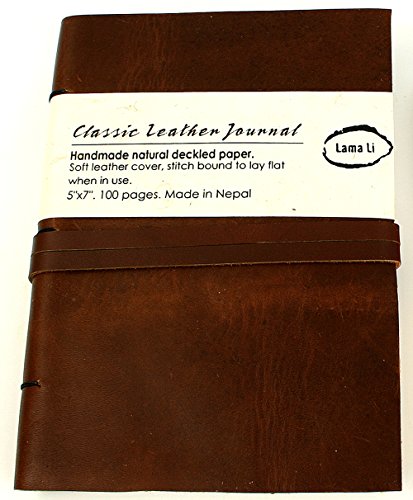 Lama Li Classic Leather Journal 5X7