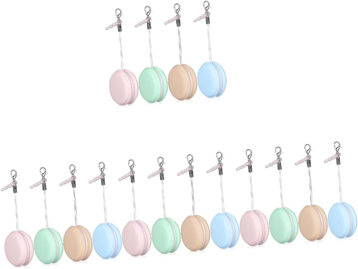 Housoutil 16pcs Macaron Shaped Screen Cleaners for Phone Cell Phone Wipes Decorative Pendants