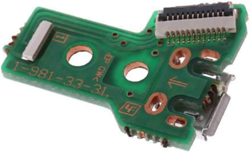 Hockus Accessories USB Charging Port Board for JDS-055 Ps4 Controller with 12 Pin Flex Cable