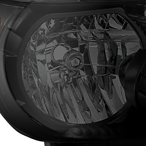 AKKON - For Black Smoked For 07-13 Tundra Pickup Truck Headlights + LED Tail Brake Lamp